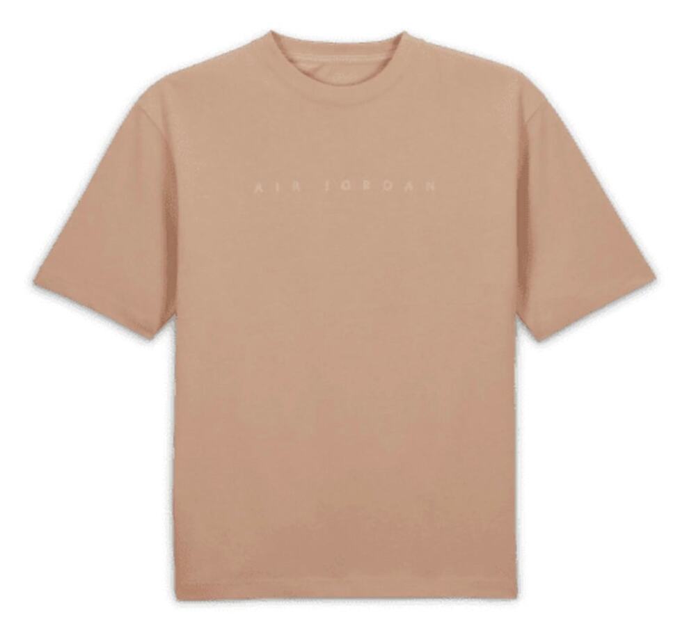 Jordan Union MJ Short Sleeve Tee Shirt Beige Coconut Milk  DV7343-296 Size Large